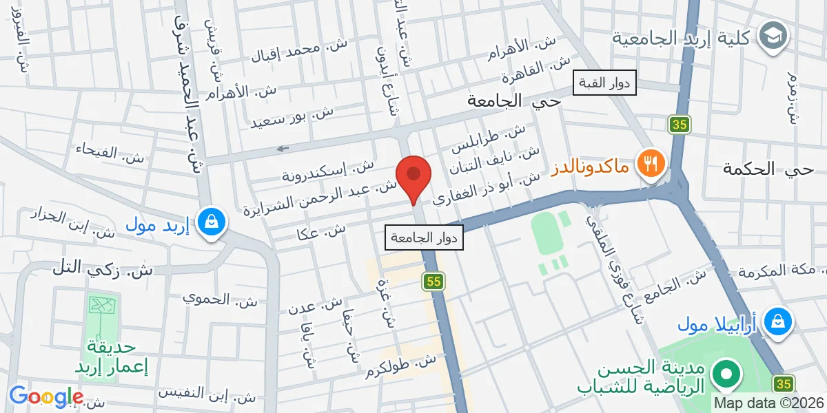 موقع الشركة على الخريطة