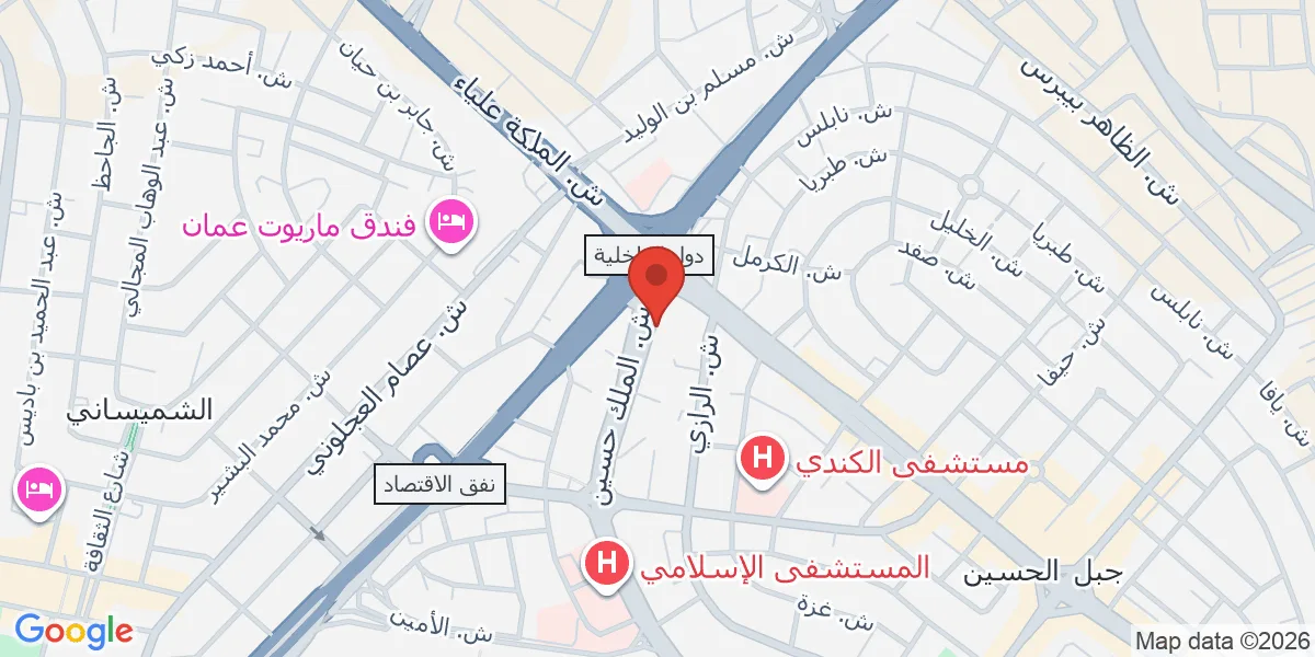 موقع الشركة على الخريطة