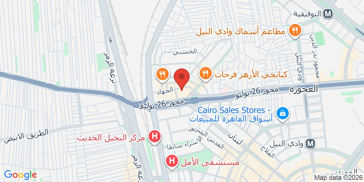 موقع الشركة على الخريطة