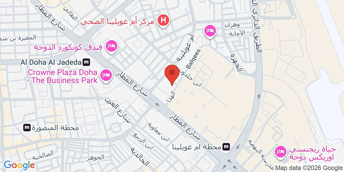موقع الشركة على الخريطة