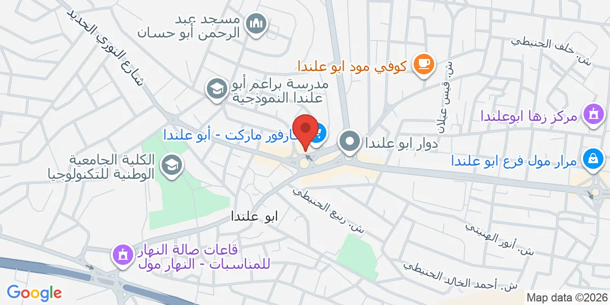 موقع الشركة على الخريطة