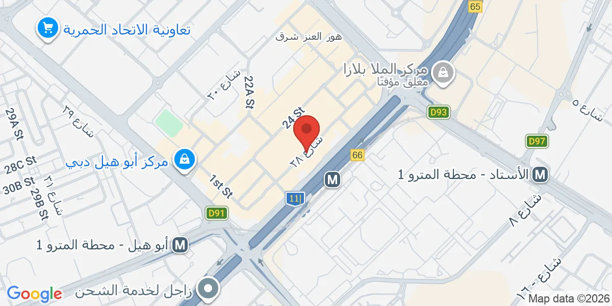 موقع الشركة على الخريطة
