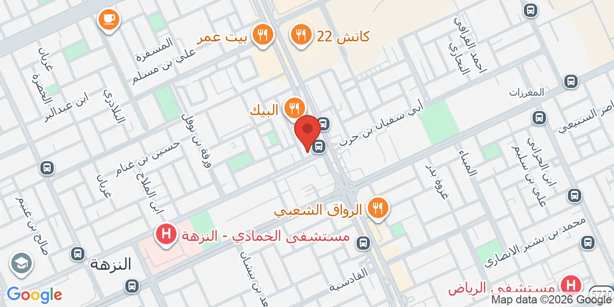 Company location on the map