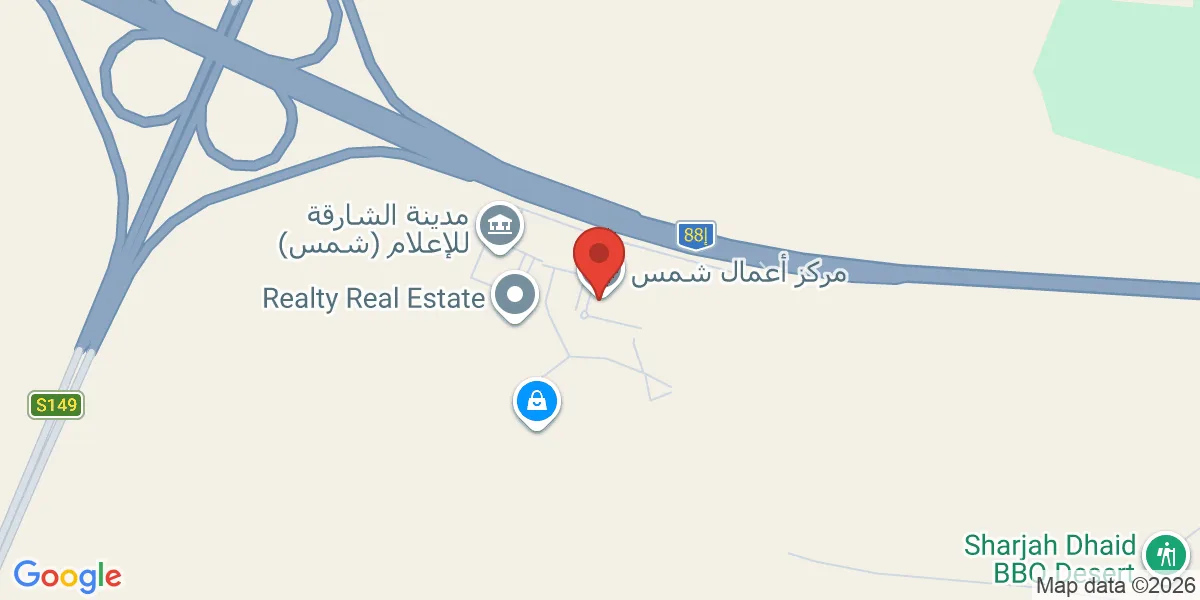 موقع الشركة على الخريطة