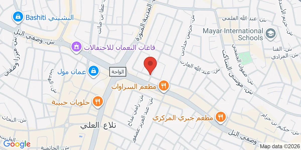 موقع الشركة على الخريطة