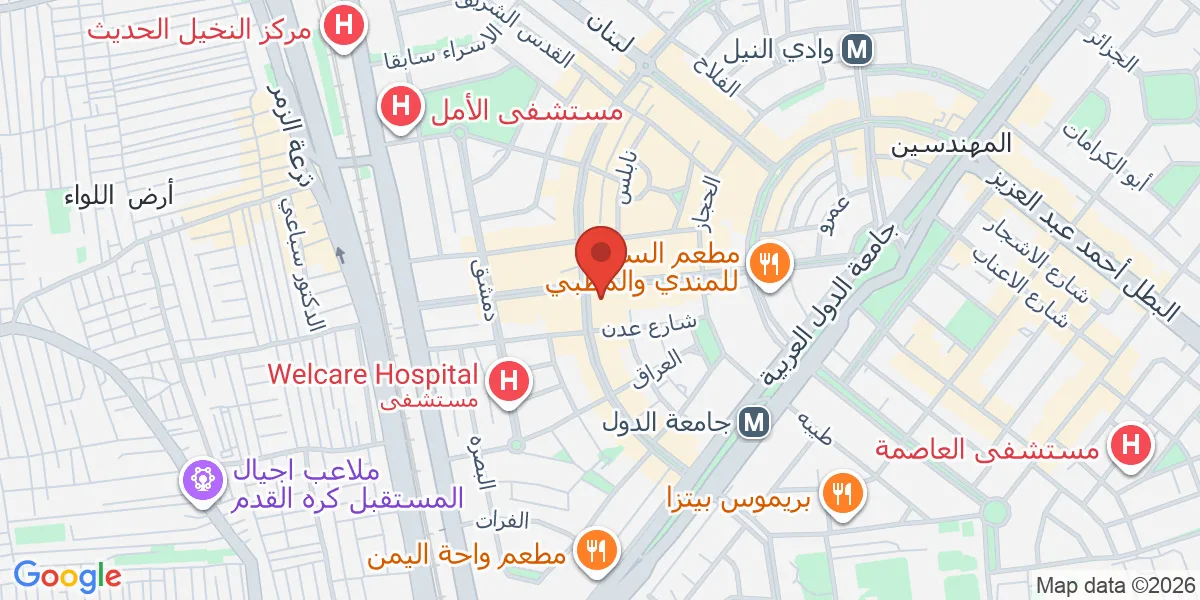 موقع الشركة على الخريطة