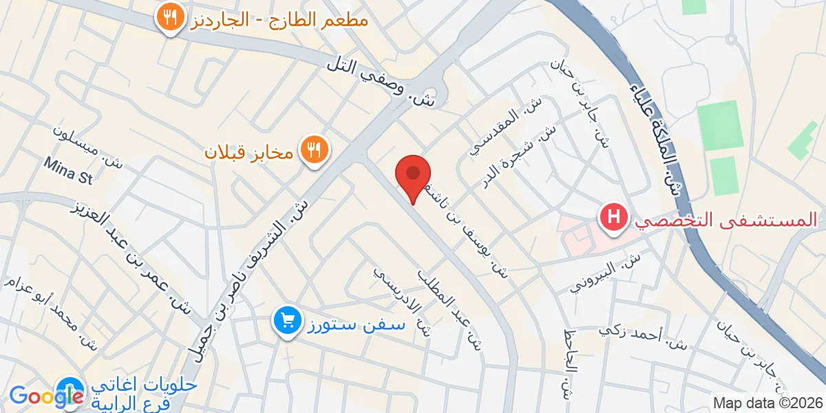 موقع الشركة على الخريطة