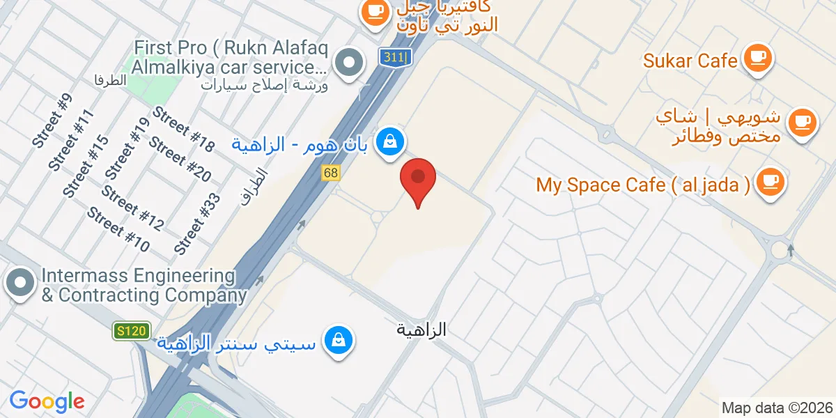 موقع الشركة على الخريطة