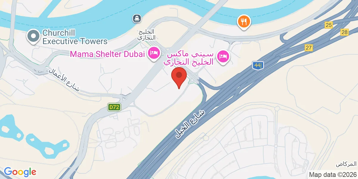 موقع الشركة على الخريطة