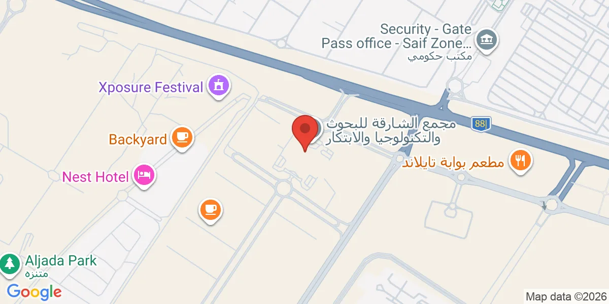 موقع الشركة على الخريطة