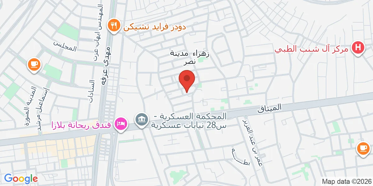 موقع الشركة على الخريطة