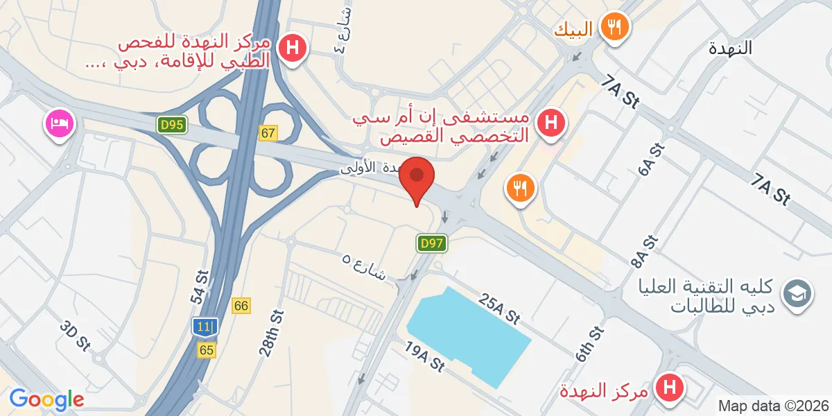 موقع الشركة على الخريطة